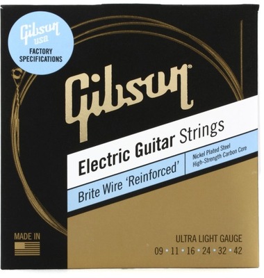 Gibson SEG-BWR9 struny do gitary elektryk 09-42