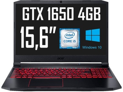 Gaming laptop ACER NITRO i5 8GB SSD512 GeForce W10