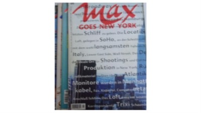 Max czasopismo nr 6,8,10,11/1995 - po niemiecku