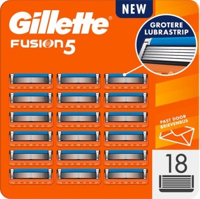 Ostrza do golenia Gillette Fusion5 dla mężczyzn - 18 sztuk