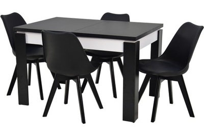 Skandynawski zestaw KUCHENNY Stół i 4 krzesła