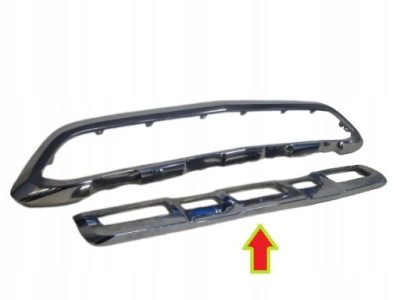 Mercedes glc 253 x253 накладка бампера хром фото №1