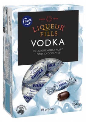 Cukierki Fazer Liqueur Fills Vodka 150g