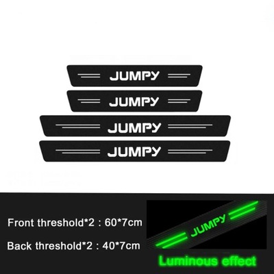 FOR CITROEN JUMPY LOGO SWIETLISTY AUTO SILL DOOR STICKERS PROGO~12622  