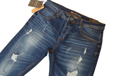 DŁUGIE spodnie jeans pas 82-84cm W31 L32
