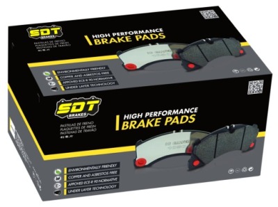 Спортивні гальмівні колодки sdt brakes high performance s-50 - 2187400 - задні фото №1