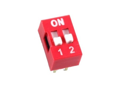 DIP SWITCH SLIDE X2PIN 2-SZTUKI