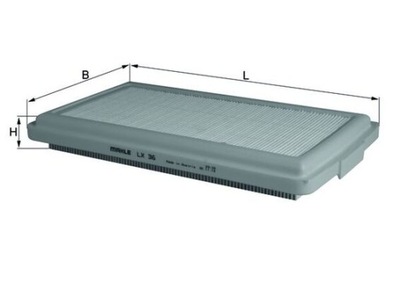 Mahle lx 36 фільтр повітря фото №1