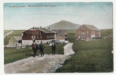 KARKONOSZE. Wiesenbaude mit Koppe