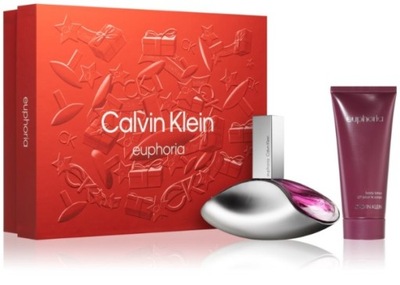 ZESTAW NA PREZENT PERFUMY CK CALVIN KLEIN EUPHORIA 100ml + BALSAM 100ml