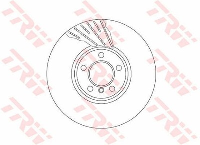 DISCOS DE FRENADO PARTE DELANTERA TRW DF6612S  