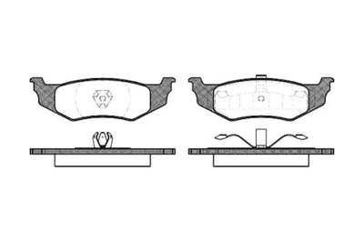 Remsa гальмівні колодки гальмівні chrysler cirrus 2.0 lx фото №1