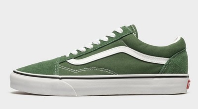 VANS OLD SKOOL TRAMPKI ZIELONE ZE SKÓRĄ 40,5 S7A