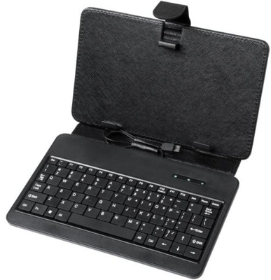 Pokrowiec z klawiaturą 7" MICRO USB do tabletu z podstawką