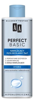 AA nawilżający płyn micelarny 3w1 hydro 200ml