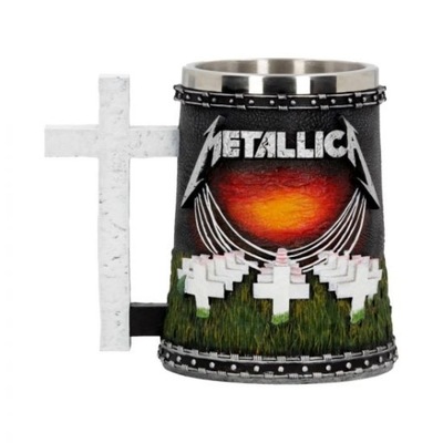 Kufel do piwa Metallica 600 ml stal nierdzewna żywica rock