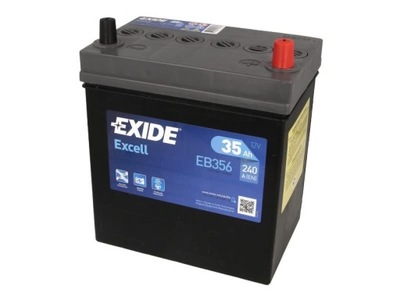 АКУМУЛЯТОР EXIDE 12V 35AH/240A EXCELL P+