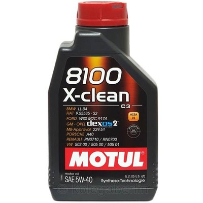 OLEJ MOTUL 8100 X-CLEAN 5W40 1L