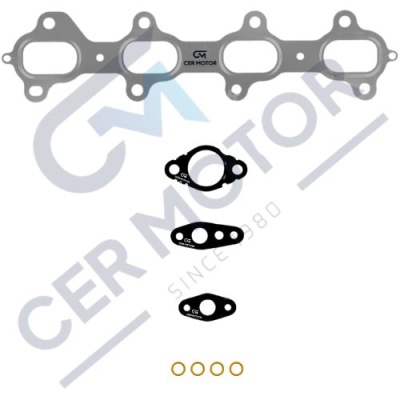 Комплект прокладка турбонагнетателя cer a14386a renault 2.3dci 13- фото №1