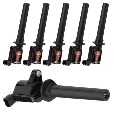 6 PACK IGNITION COIL FOR FORD ESCAPE TAURUS MAZDA 3.0L V6 2003 2004 ~25260  