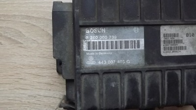 Бортовой компьютер блок управления 0280000739 443907403g фото №1