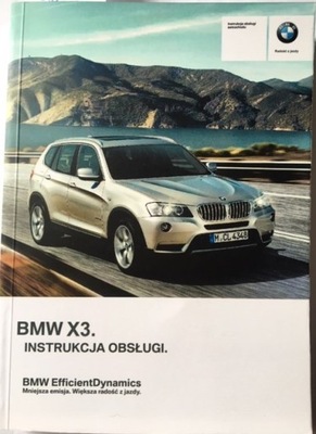 BMW X3 F25 POLSKA MANUAL MANTENIMIENTO 2010-2014 + RADIO NAVEGACIÓN  