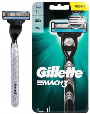 MASZYNKA DO GOLENIA GILLETTE MACH 3 DLA MĘŻCZYZN NOWA