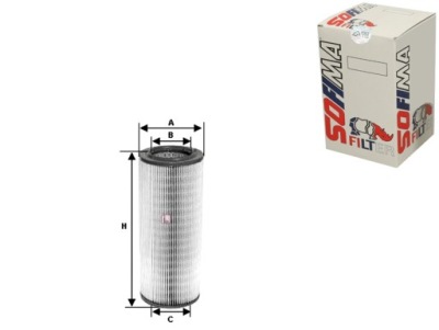 Sofima фильтр воздуха alfa romeo 156 1.6-2.5 09.9 фото №1