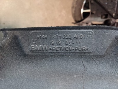 BMW X2 51487471230 ШУМОІЗОЛЯЦЯ КАПОТУ МАТ ПІНКА КАПОТУ ОРИГІНАЛ