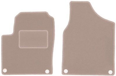 ALFOMBRILLAS COLOR BEIGE PRZEDNIE: SEAT ALHAMBRA I MINIVAN 1995-2010  