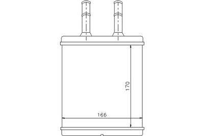 HEATER (166X170X42) HYUNDAI GETZ 1.1-1.6 09.0  