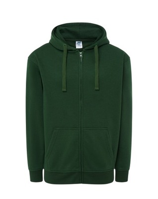 Bluza JHK zamek z KAPTUREM hood green ZIELONA L