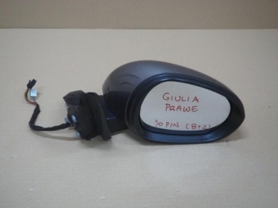 Дзеркало 10 pin праве alfa romeo giulia фото №1