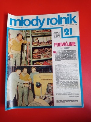 Młody rolnik nr 21 / 1981, 27 maja 1981