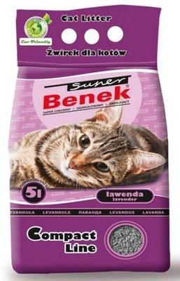 Super Benek Compact Zapachowy Lawenda (ciemny fiol