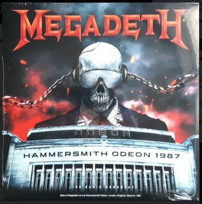 LP MEGADETH Hammersmith Odeon 1987 Live Radio Broadcast
