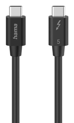 Hama USB-C kabel USB USB 3.2 Gen 2 (3.1 Gen 2) 1 m USB C Czarny
