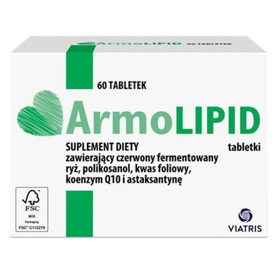 ArmoLIPID 60 tabletek kwas foliowy