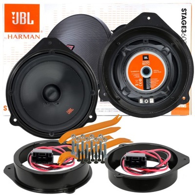 JBL STAGE 3 607 ALTAVOCES AUDI A4 B6 PARTE TRASERA DISTANCIAS  