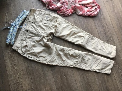 tcepeak* spodnie zwiewne bojówki reg. nogawka 44