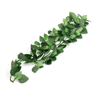 SZTUCZNA WISZĄCA ROŚLINA TROPIKALNA LIŚCIE DO TERRARIUM 40cm