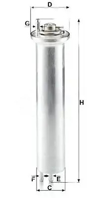 Фильтр топлива wk 532 mann-filter alpina bmw 5 7 фото №1