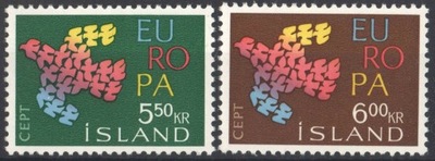 Islandia Mi. 354-355 czyste ** - EUROPA CEPT