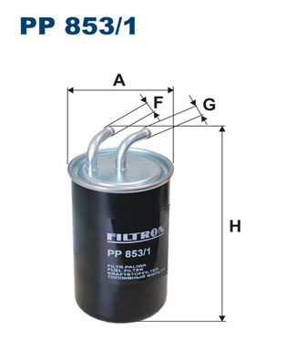 FILTRO COMBUSTIBLES FILTRON PP853/1 PP8531  