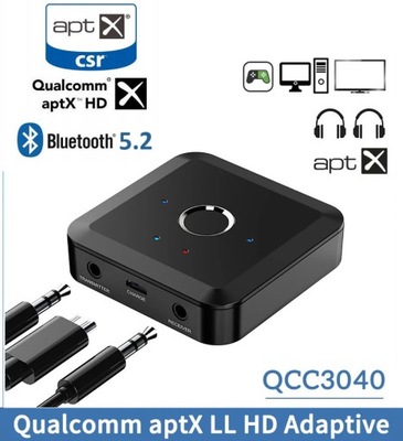 TX11 odbiornik/transmiter Bluetooth 5.2 APTX-HD