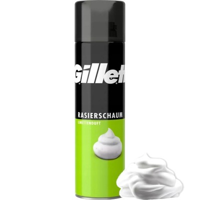 GILLETTE PIANKA DO GOLENIA LIME zapach limonki