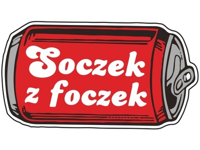 Naklejka na samochód SOCZEK Z FOCZEK PUSZKA CAN