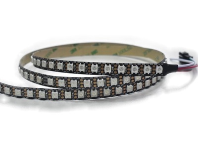 ARGB adresowalna taśma led WS2812B 96d/m czarna Arduino 1m led WS2812B