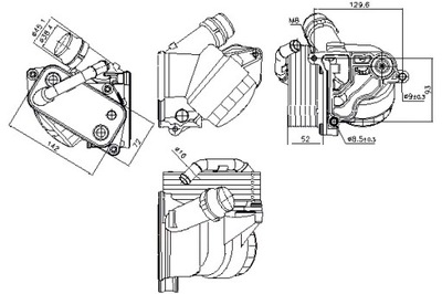 NISSENS РАДИАТОР МАСЛА BMW 1 E81 1 E82 1 E87 1 E88 1 F20 1 F21 2 F22 фото