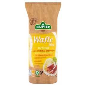 KUPIEC WAFLE RYŻOWE ZE SŁONECZNIKIEM 84G